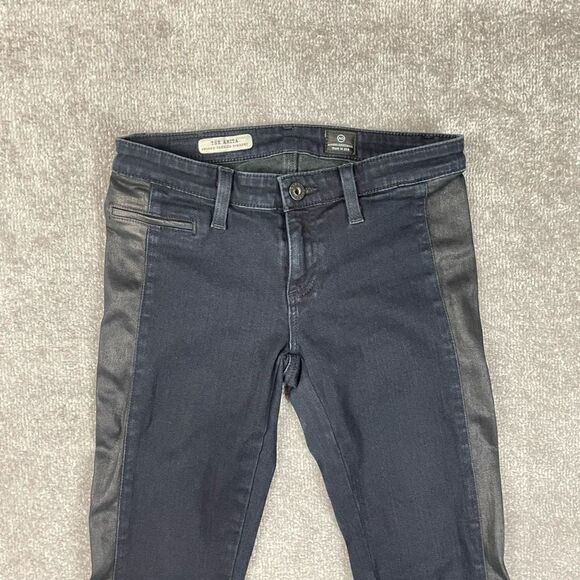 AG Adriano Goldschmied The Anita Skinny Tuxedo Ankle Crop 24R Jeans Pants USA - Picture 3 of 7